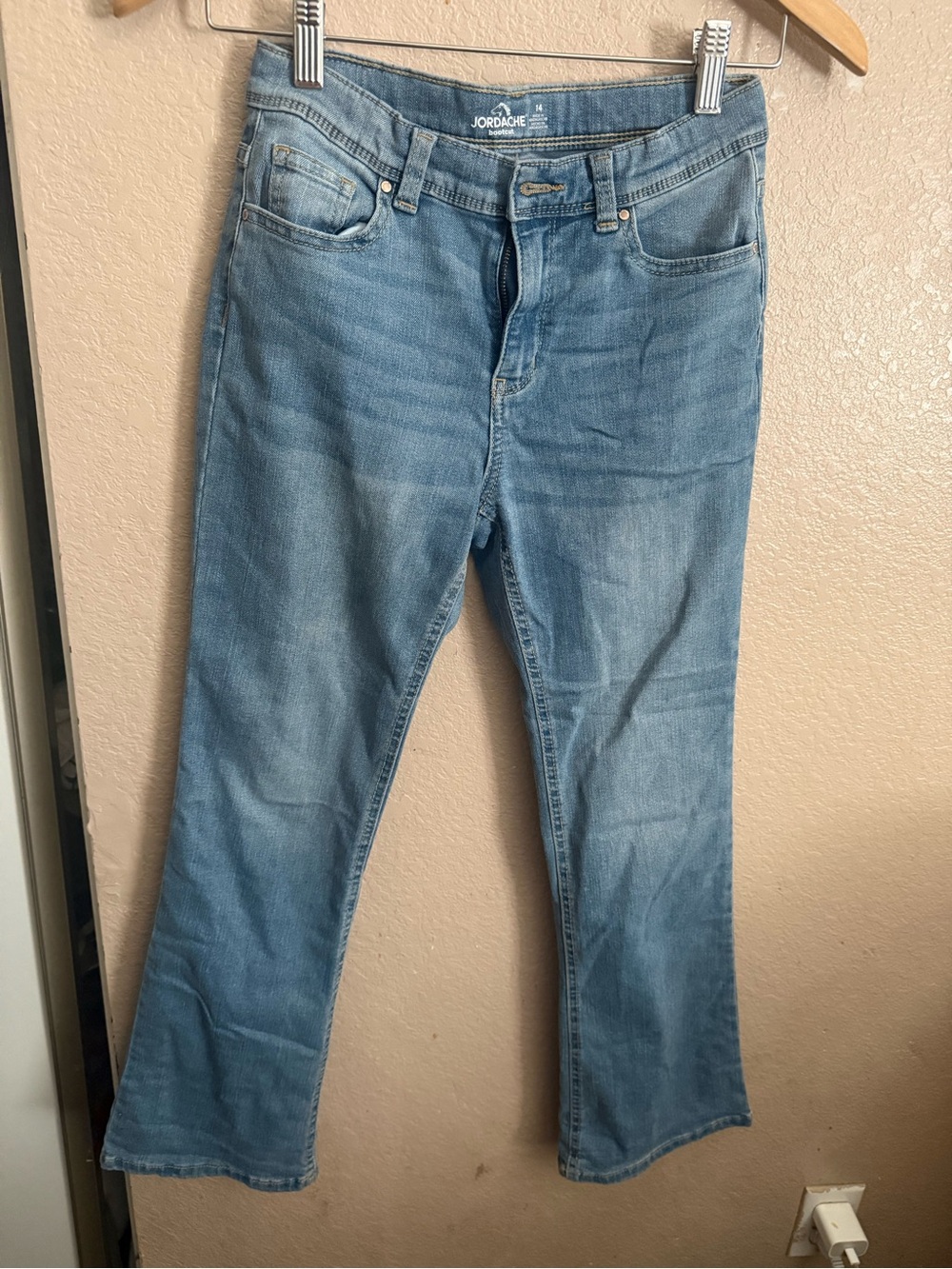Jordache Women's Light Blue Flare Jeans